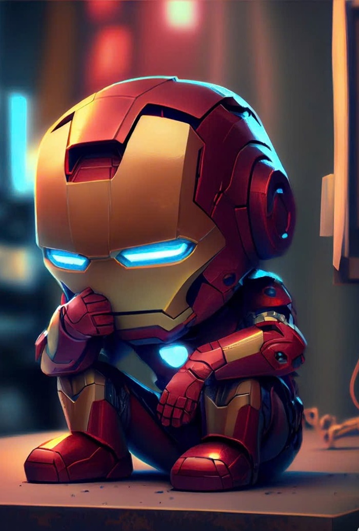 Ảnh Ironman siêu dễ thương