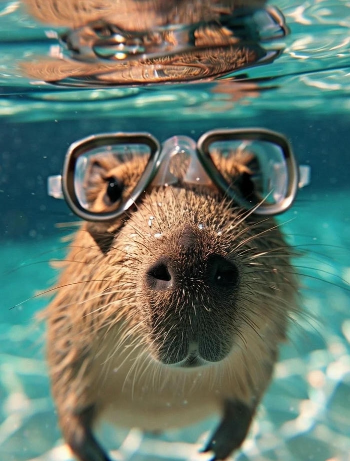 Capybara đáng yêu xinh xắn