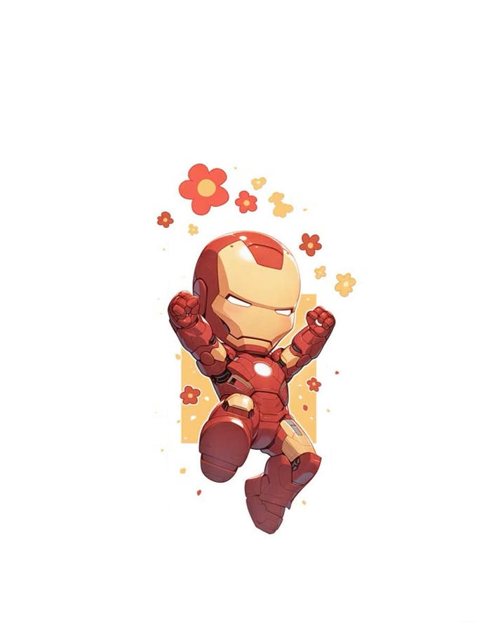 Hình Ironman chibi ngộ nghĩnh