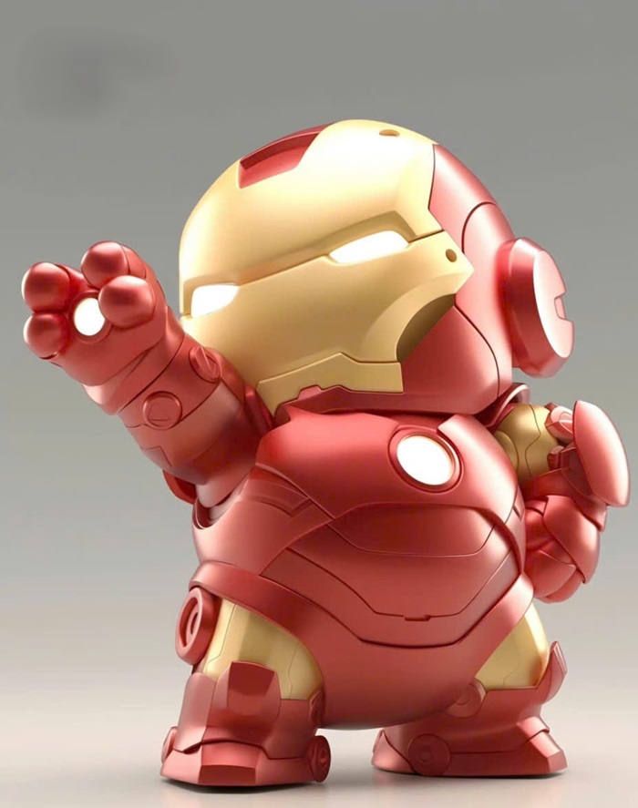 Hình Ironman nhỏ nhắn