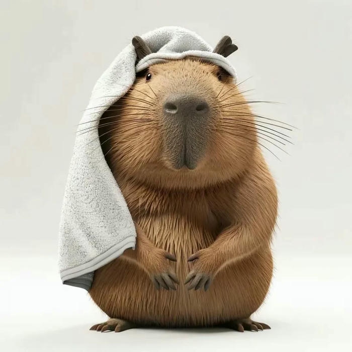 Hình capybara dáng yêu