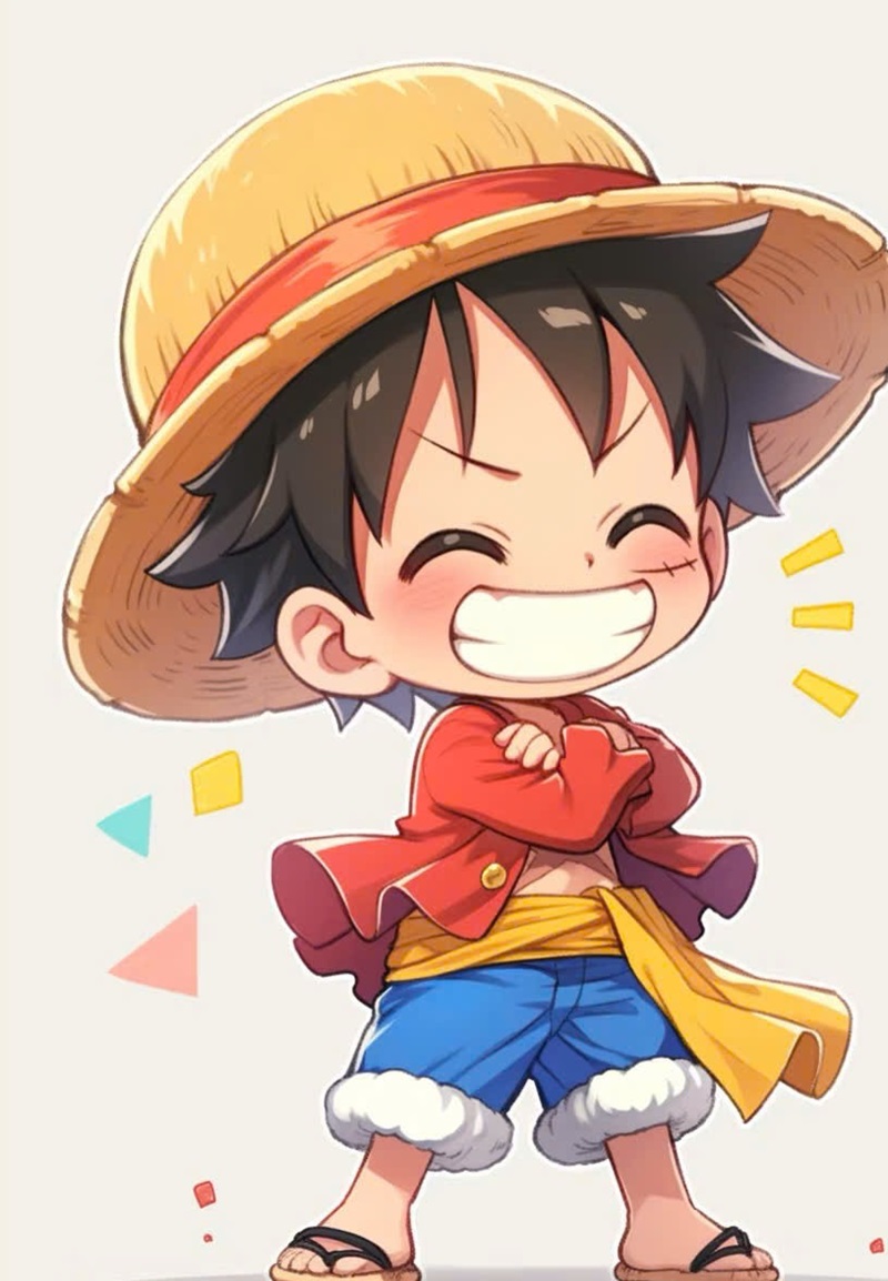 Hình chibi Luffy One Piece