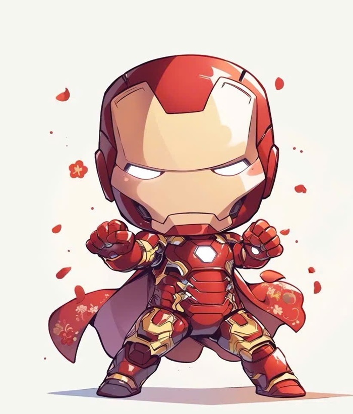 Ironman chibi dáng bay