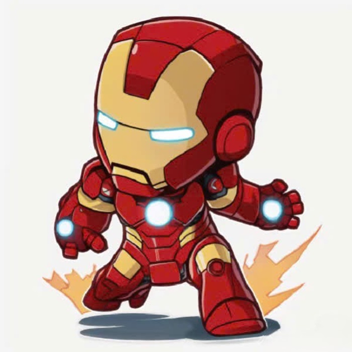 Ironman chibi đứng