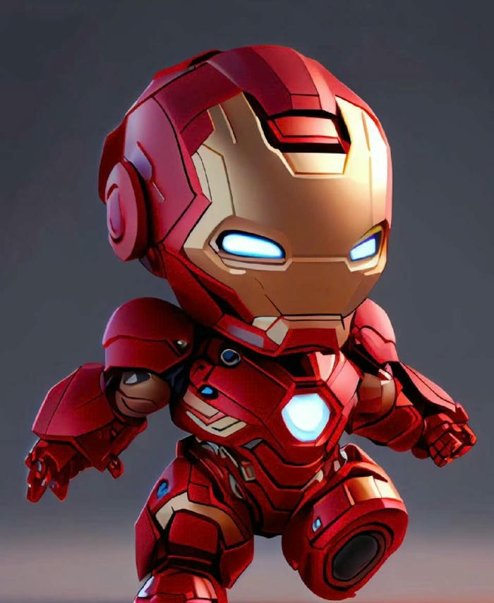 Ironman chibi phong cách anime