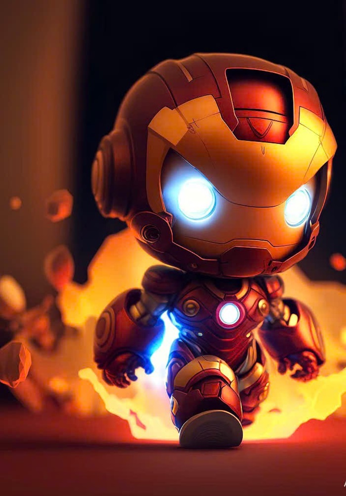 Ironman cute phong cách chibi