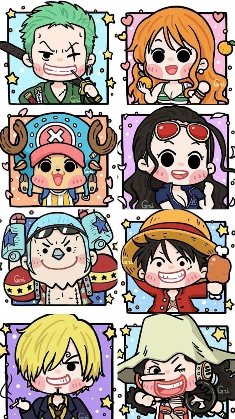 Mô hình chibi One Piece cute