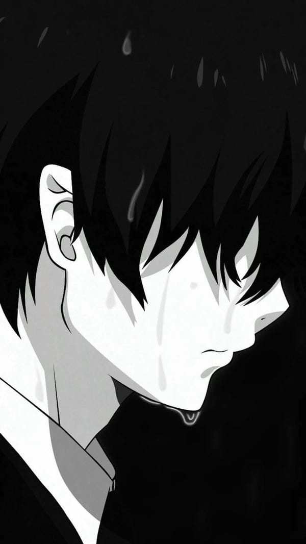 ảnh anime sad boy