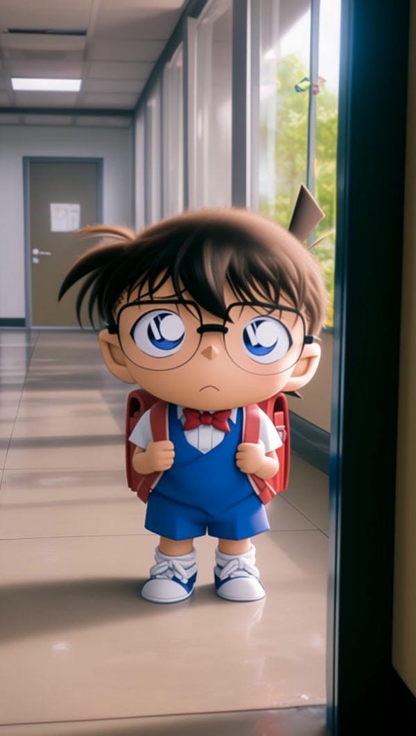 ảnh conan chibi 3d