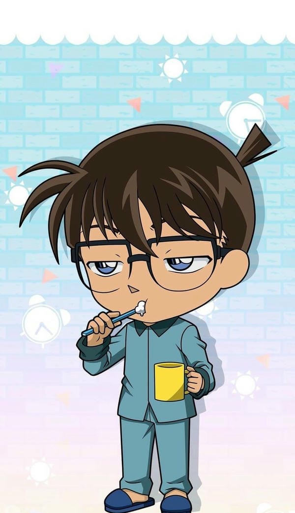 ảnh conan chibi cute