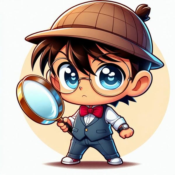 ảnh conan chibi thám tử