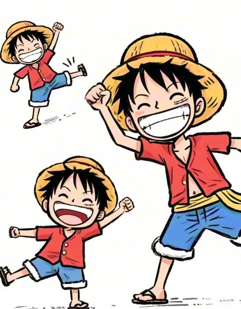 ảnh luffy chibi cute