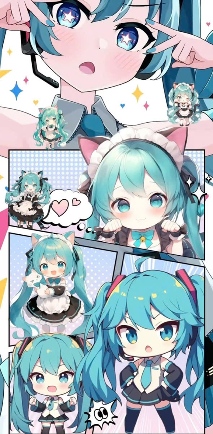 ảnh nakano miku chibi