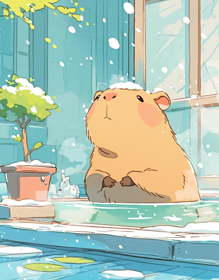 capybara chibi