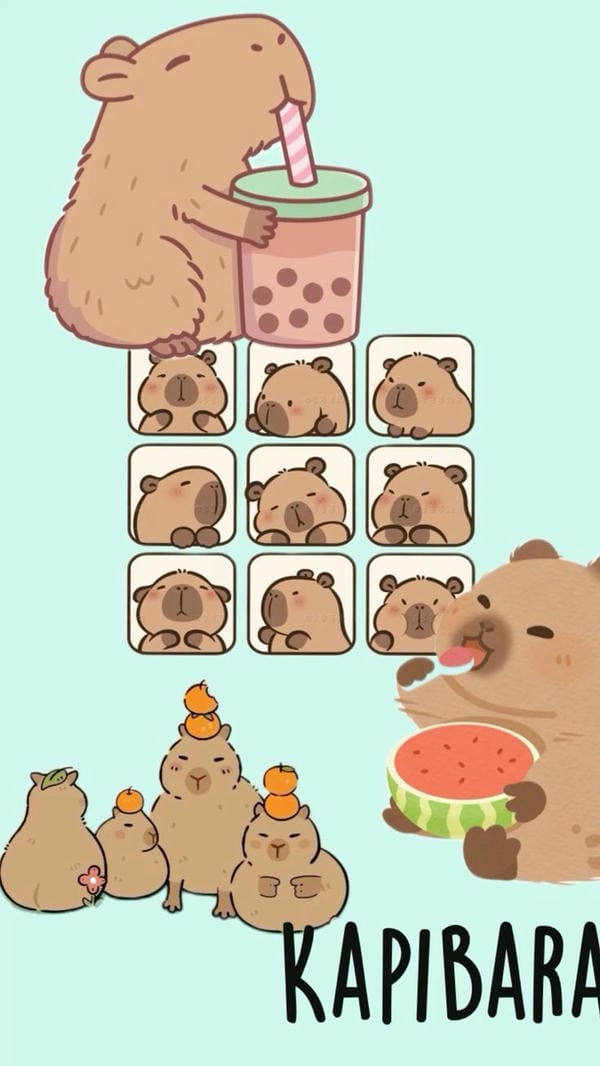 capybara chibi