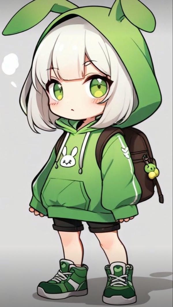 chibi nữ ngầu