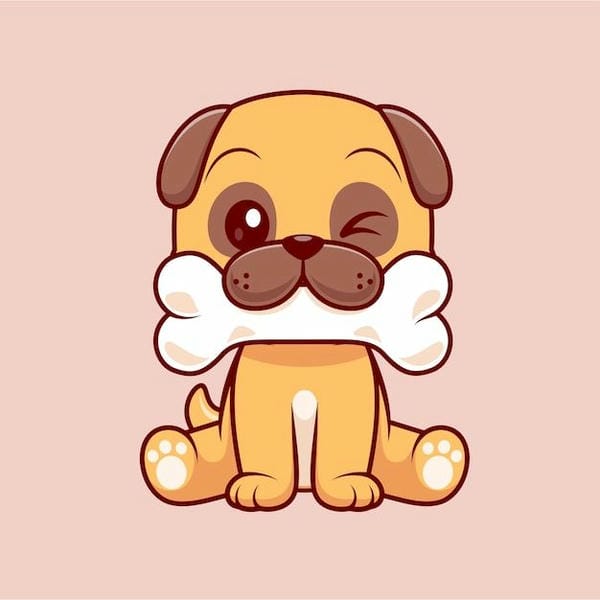 chó chibi cute