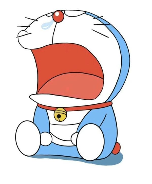 doraemon cute khóc