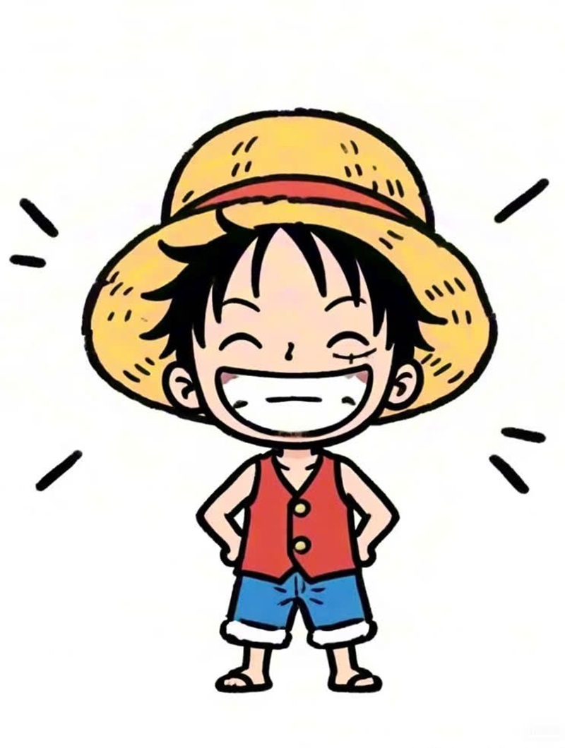 hình ảnh luffy cute