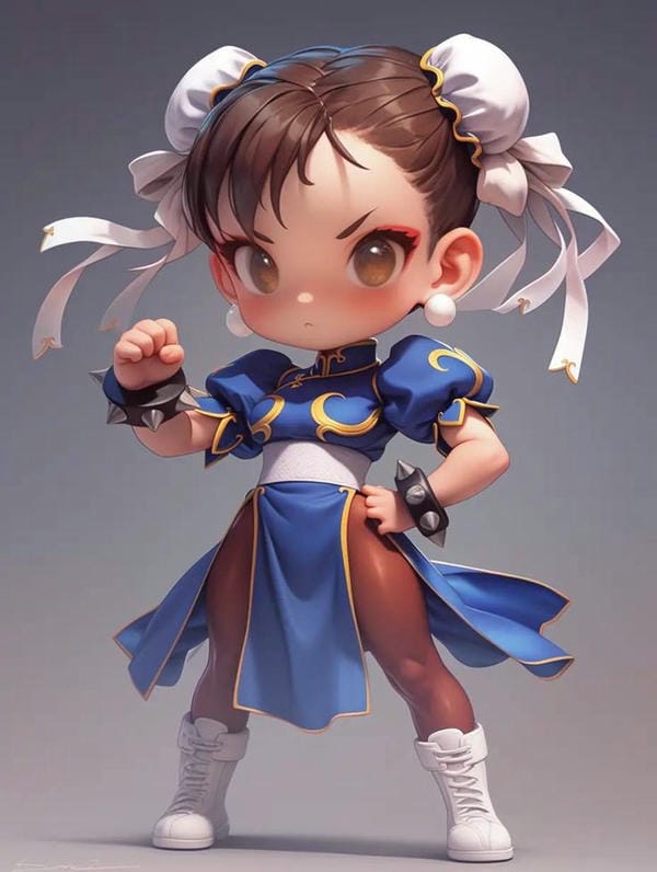 hình anime nữ cute chibi