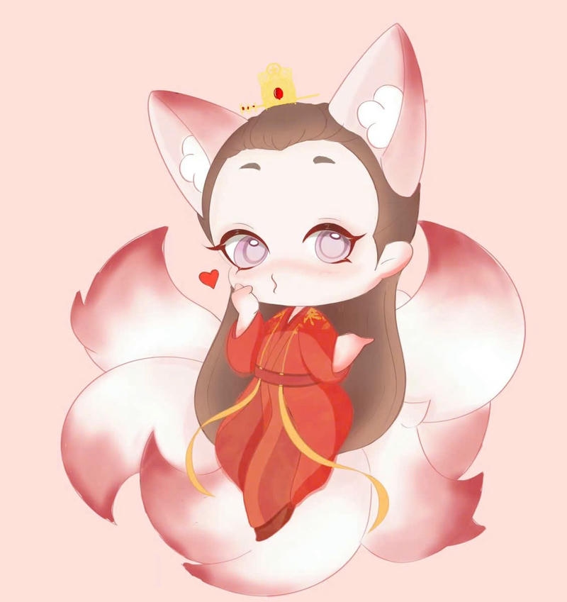 hình hồ ly cute