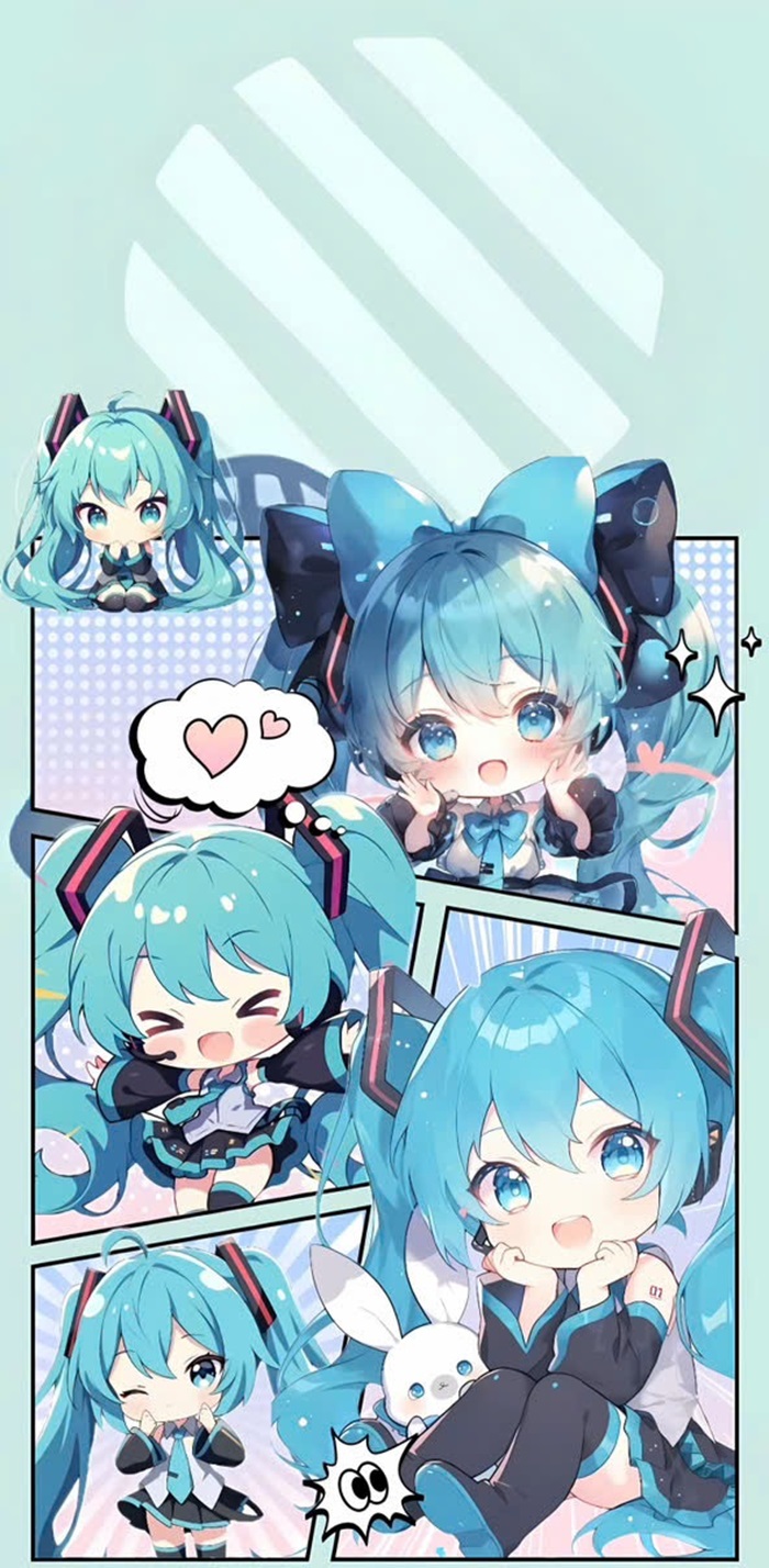 hinh anh miku chibi