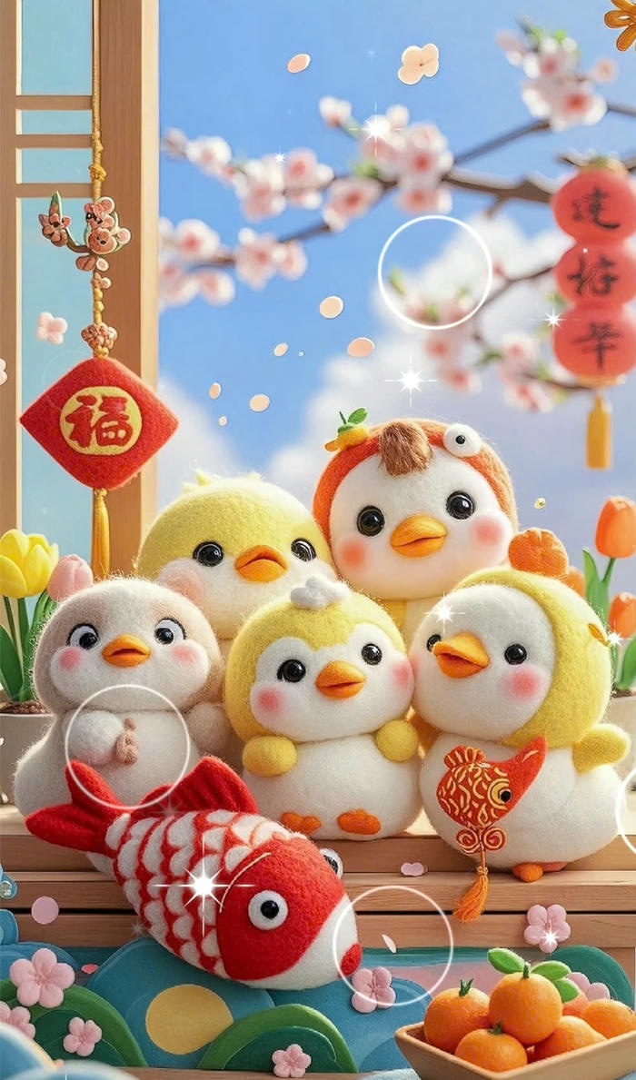 hình nền avatar vịt cute