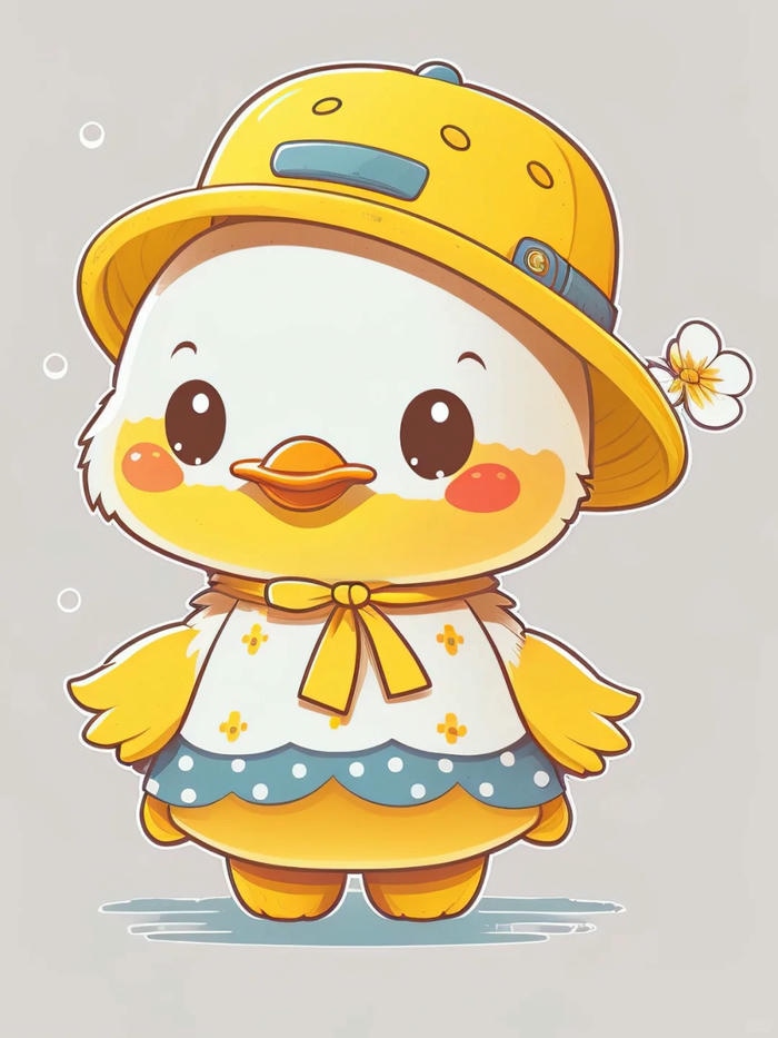 hình nền avatar vịt cute