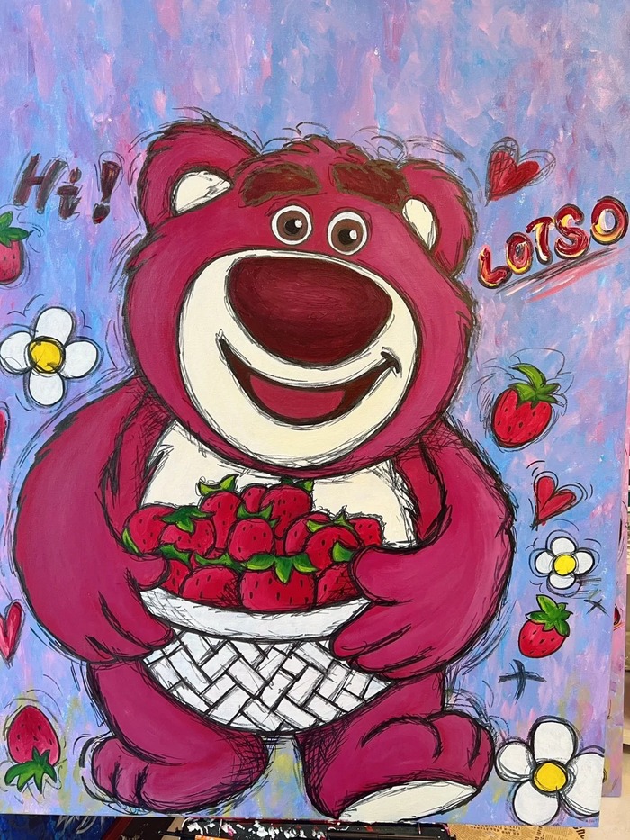 hình nền lotso vẽ