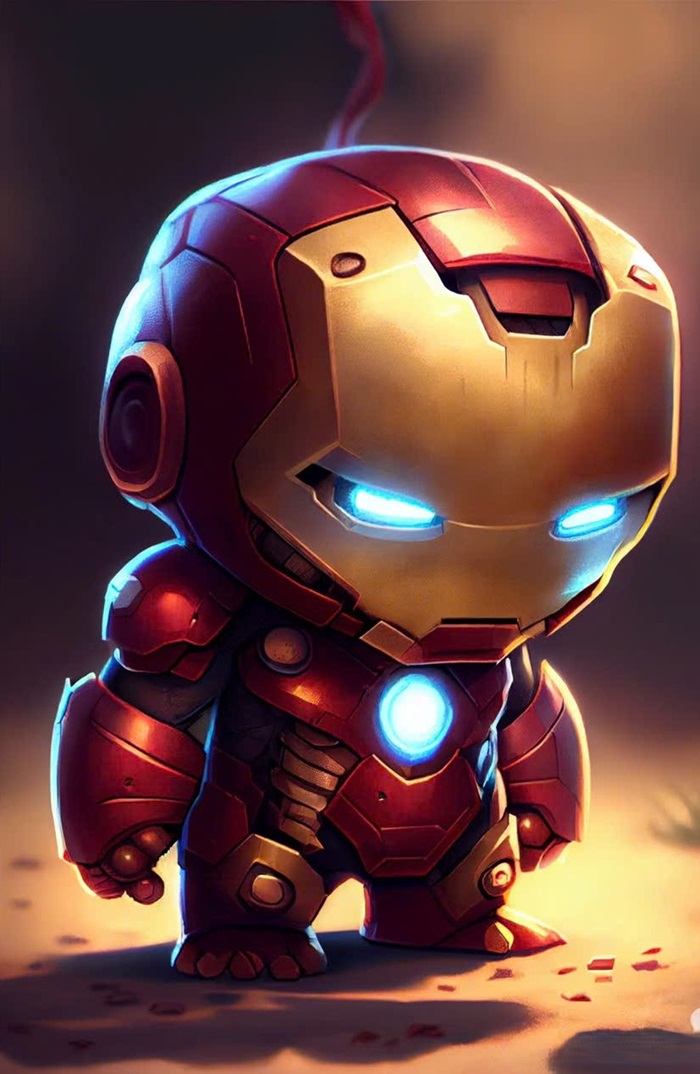 hình vẽ iron man