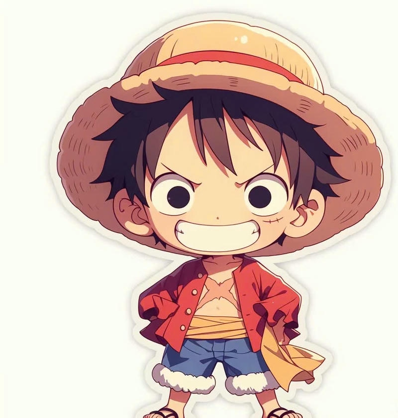 luffy chibi