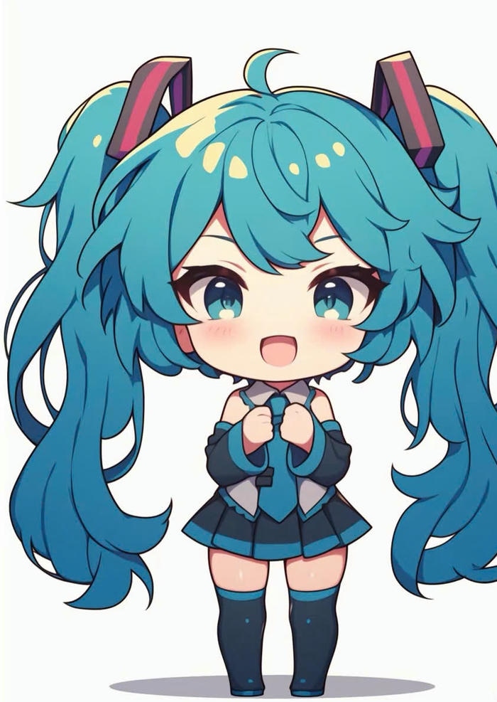 miku anime chibi