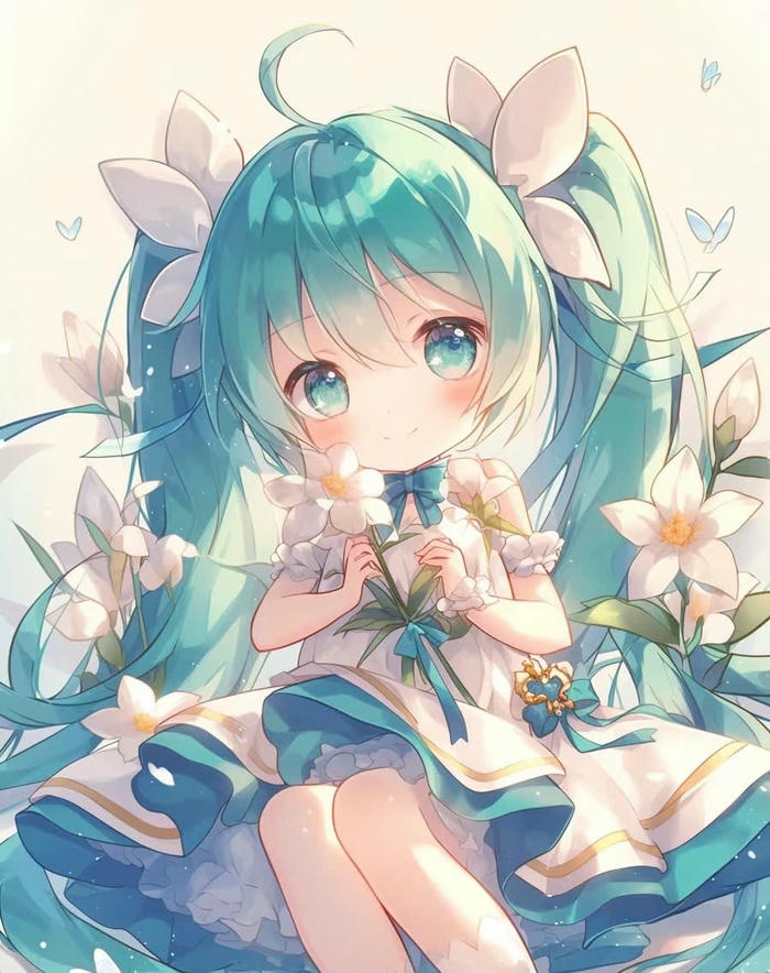 miku chibi cute