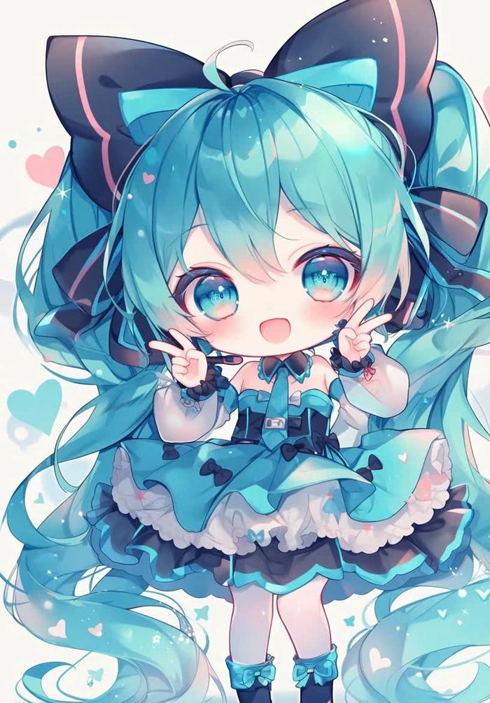 miku chibi dễ vẽ