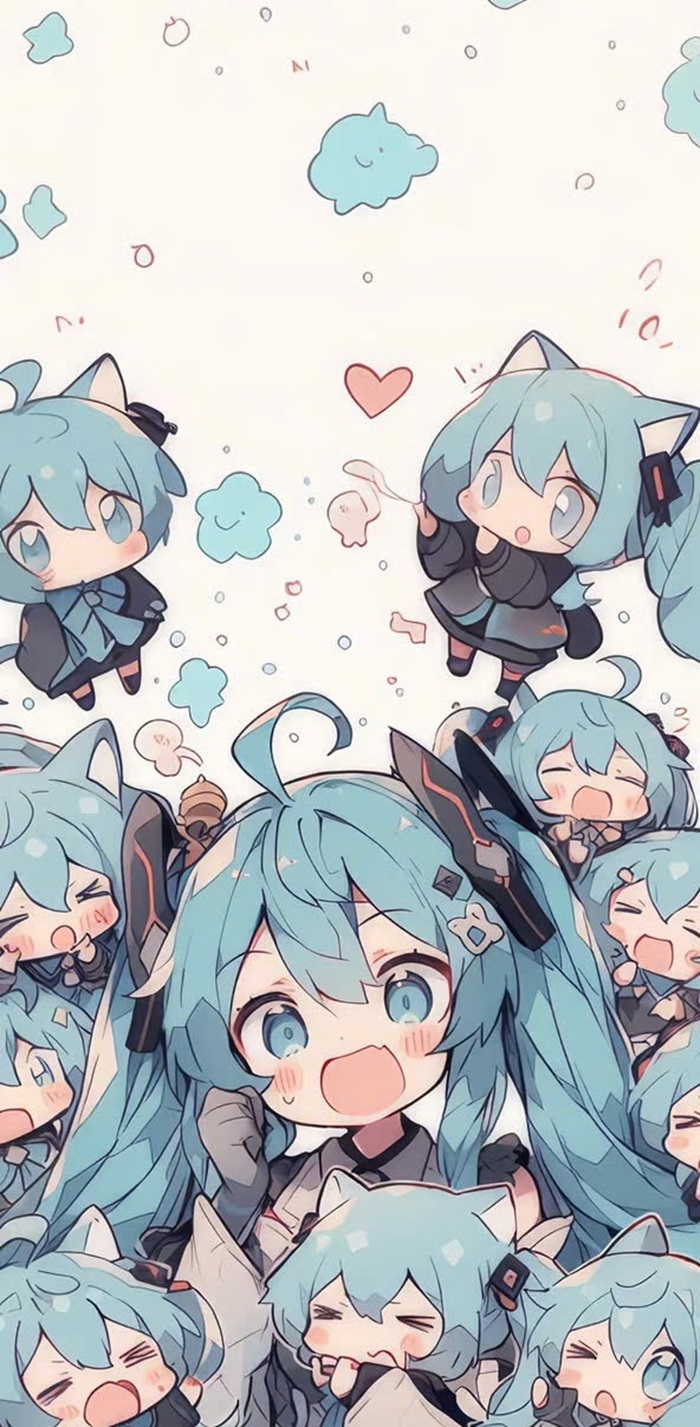 miku cute chibi