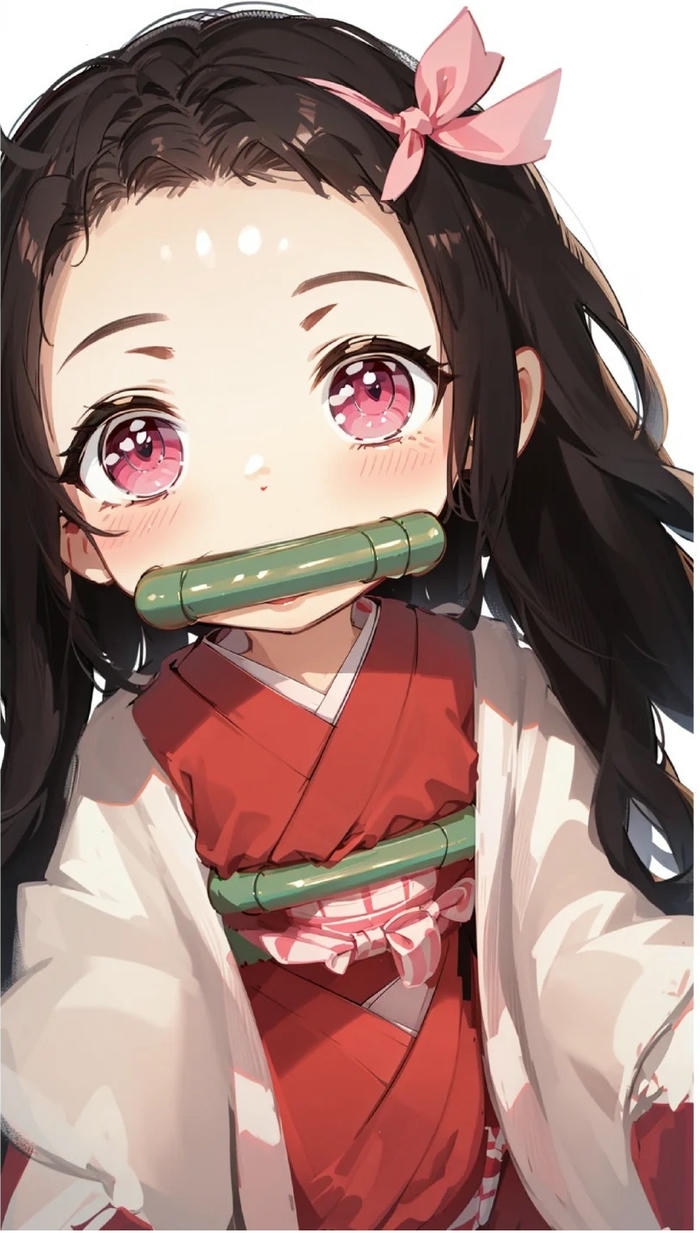 nezuko chibi vẽ