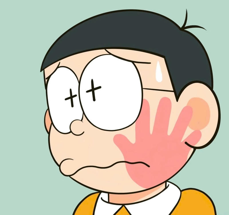 nobita bị xuka tát