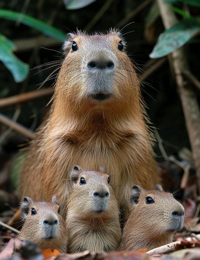 vCapybara dáng yêu ngộ nghĩnh