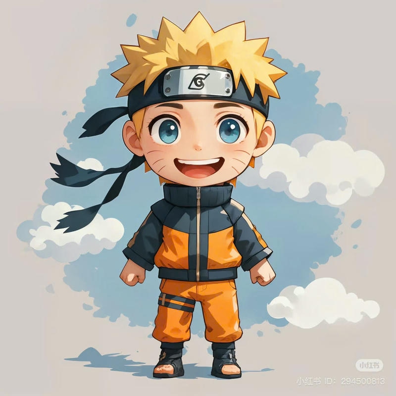 vẽ naruto chibi đơn giản