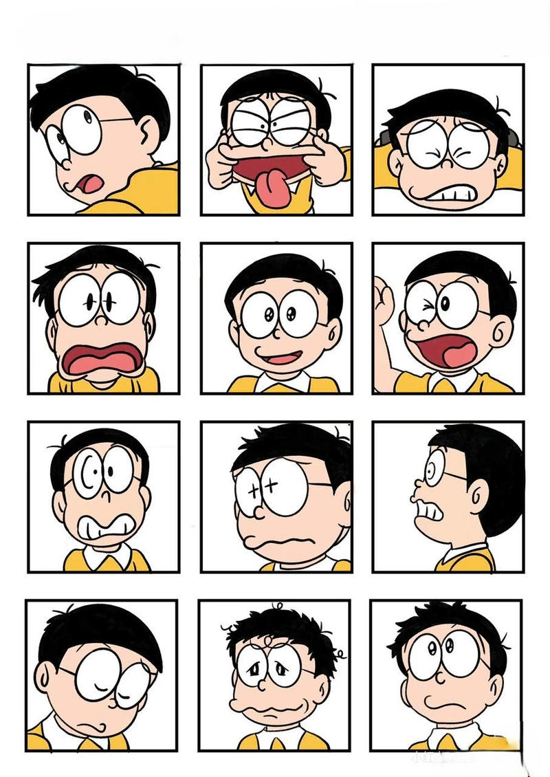 vẽ nobita anime