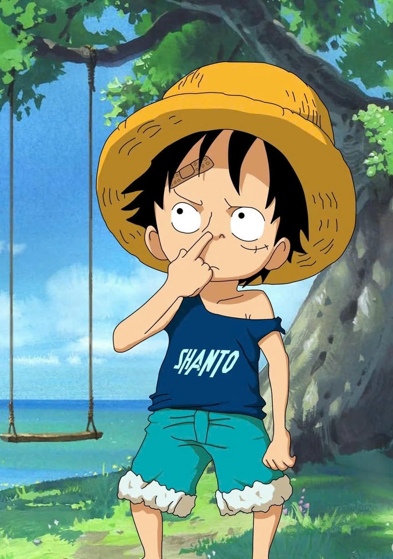 vẽ one piece chibi